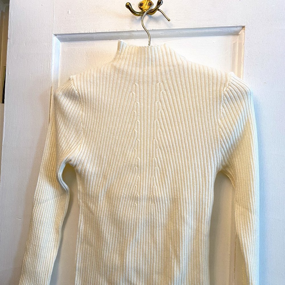 Jackie Mock Neck in Ivory